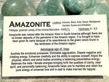 Amazonite 1.25" - 1.5" Heart