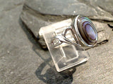Size 5.75 Abalone, Sterling Silver Ring