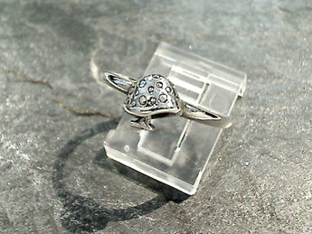 Size 9.75 Sterling Silver Mushroom Ring