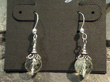 Green Amethyst, Sterling Silver Earrings