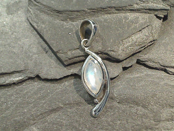 Moonstone, Sterling Silver Small Pendant
