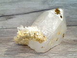 Natural Quartz Crystal With Cluster Inclusion