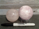 Rose Quartz 2.25" Gemstone Sphere