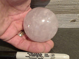 Rose Quartz 2.5" Gemstone Sphere