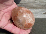 Hematoid Quartz Gemstone Egg 2.75"H x 2.25"W