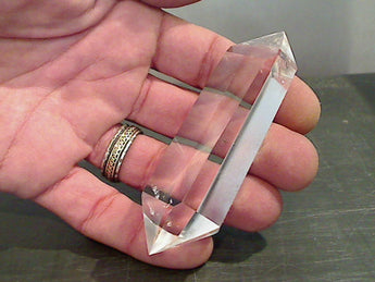 Clear Quartz 3.5" Double Terminated Crystal Point