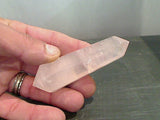 Rose Quartz 3.5" Double Terminated Crystal Point
