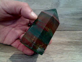 Bloodstone Jasper 4" x 2" x 1.75" Crystal Point