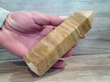 Banded Brown Calcite 6.25" x 2" x 1.75" Crystal Point