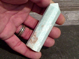 Caribbean Calcite Crystal Point 3.25"H x 1"W