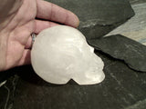 Quartz Skull 2.25"H x 2"W x 3"D