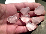 Rose Quartz 1" Mini Heart