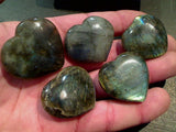 Labradorite Medium Size Heart 20g-25g