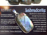Labradorite 1" Mini Heart