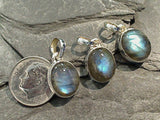 Labradorite, Sterling Silver Small Pendant
