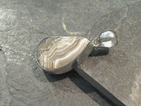 Crazy Lace Agate, Sterling Silver Pendant