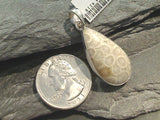 Sterling Silver Fossil Coral Pendant