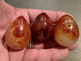 Agate With Carnelian Egg 50g - 60g