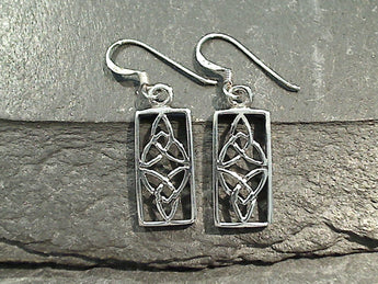 Sterling Silver Celtic Trinity Knot Earrings