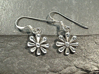 Sterling Silver Small Flower Earrings