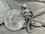 Sterling Silver Octopus Pendant