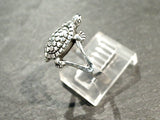 Size 8.75 Sterling Silver Sea Turtle Ring
