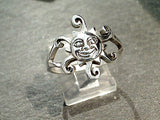 Size 8.75 Sterling Silver Sun Ring