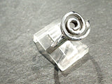 Size 8.5 Sterling Silver Swirl Ring