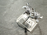 Size 8.75 Sterling Silver Sea Turtles Ring