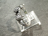 Size 8 Sterling Silver Sea Turtles Ring