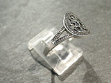 Size 8.5 Sterling Silver Om Symbol Ring