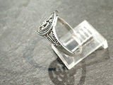 Size 6.25 Sterling Silver Om Symbol Ring