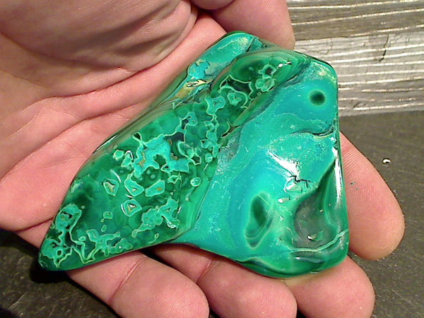 Chrysocolla hot freeform