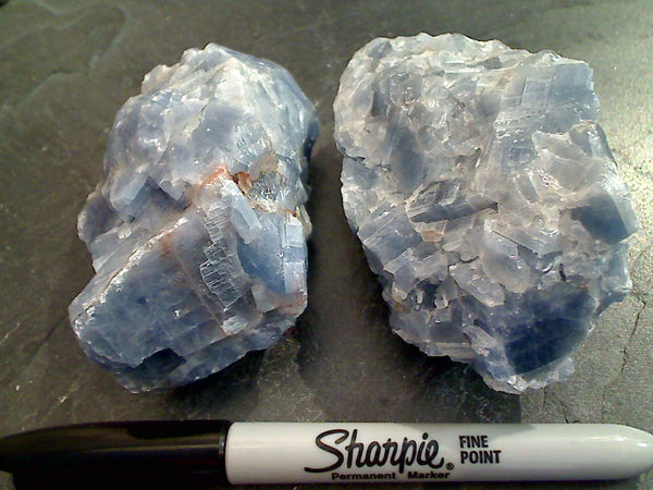 Rough Blue Calcite 150g - 250g Specimen