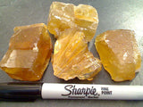 Rough Honey Calcite 50g - 75g Specimen