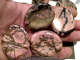 Worry Stone - Rhodonite 2" x 1.5"