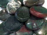Worry Stone - Moss Agate 2" x 1.5"