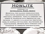 Worry Stone - Howlite 2" x 1.5"