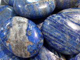 Pillow Palm Stone - Lapis Lazuli 1.75" x 1.25"