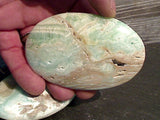 Caribbean Calcite 160g - 170g Palm Stone