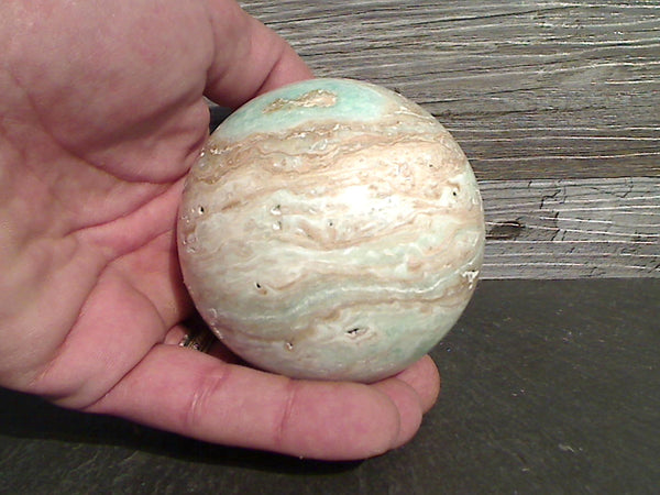 Caribbean Calcite 3" Gemstone Sphere