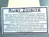 Rough Ruby In Zoisite Bin Specimen