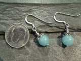 Aquamarine, Sterling Silver Earrings