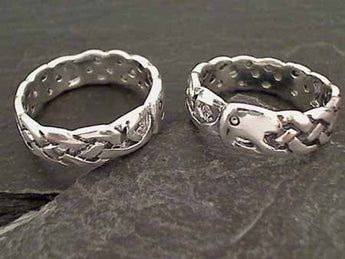Size 14.5 Sterling Silver 6mm Celtic Ring