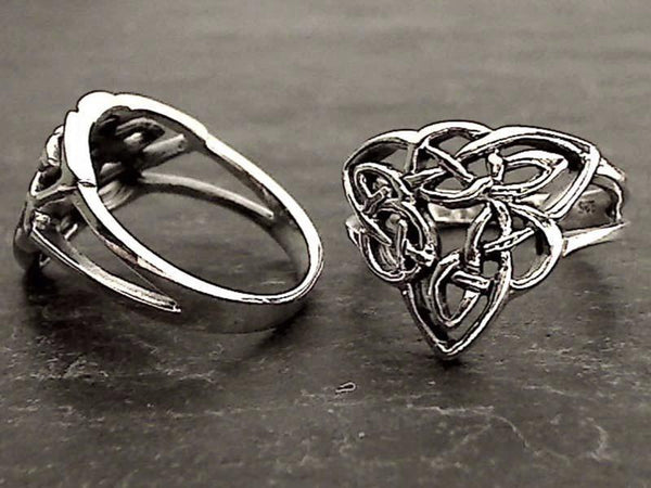Size 6.5 Sterling Silver Celtic Style Ring