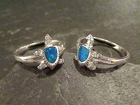 Size 9.75 Created Opal, Sterling Silver Ring