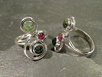 Size 7 Tourmaline, Sterling Silver Ring