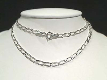 20" Sterling Siver 3mm Open Link Chain
