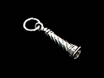 STERLING SILVER 3D HATTERAS LIGHTHOUSE CHARM