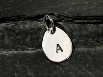 Sterling Silver Letter "A" Charm